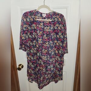 LulaRoe Lindsay Light Weight Sheer Cover-Up Size Small NWT
